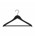 (Thumb 2) Semi-wide Wooden Hanger - 956B