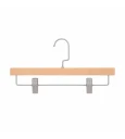(Thumb 2) Wooden Hanger with Clips - 1028WF/Z/O